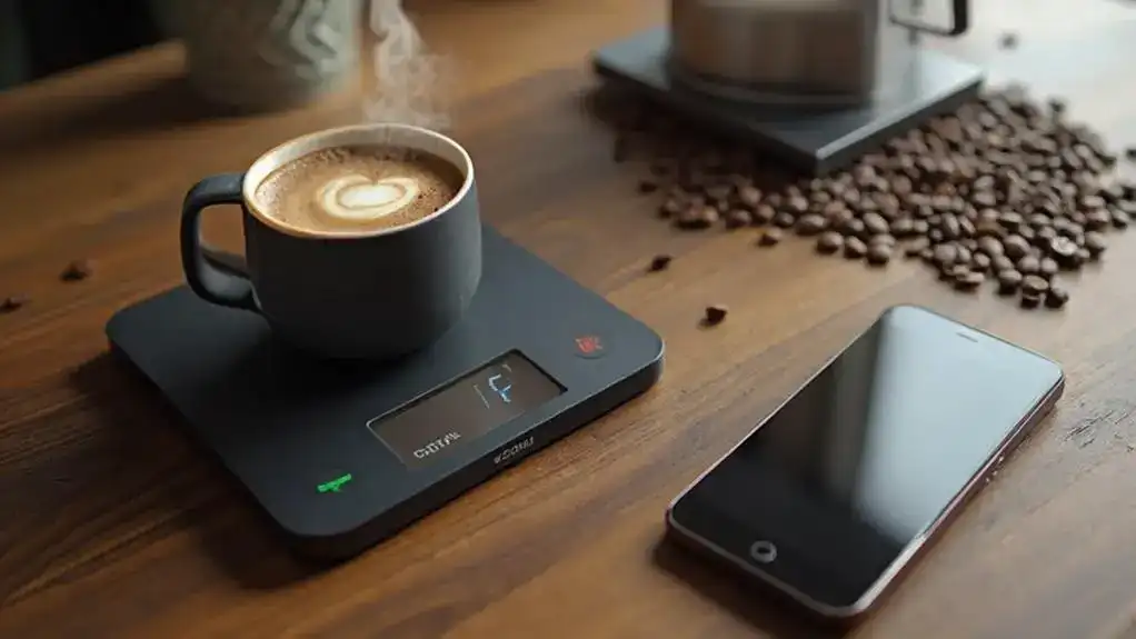 bluetooth enabled coffee scale