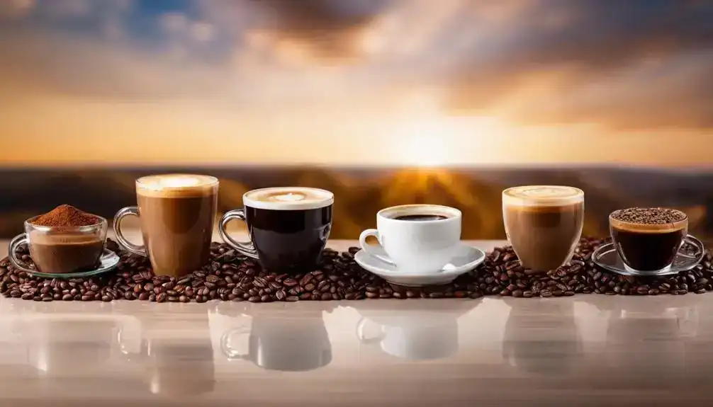 caffeine content in coffee