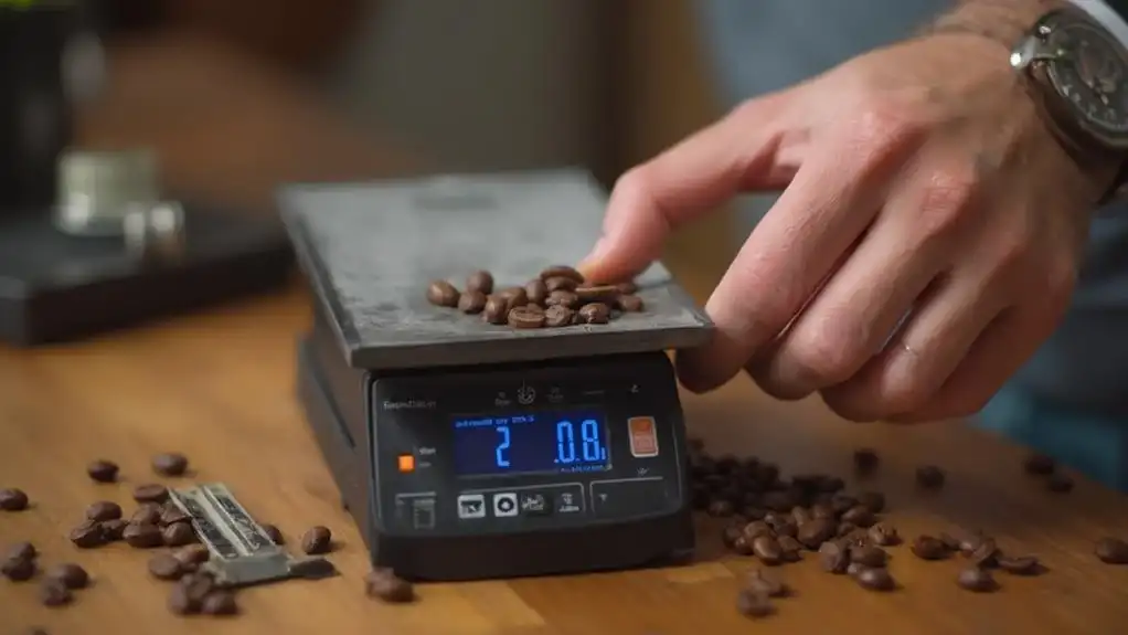 calibrating affordable coffee scales