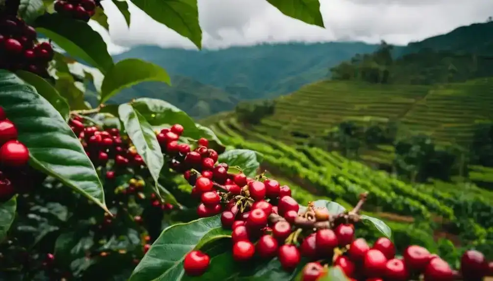 coffee bean origins contrasted