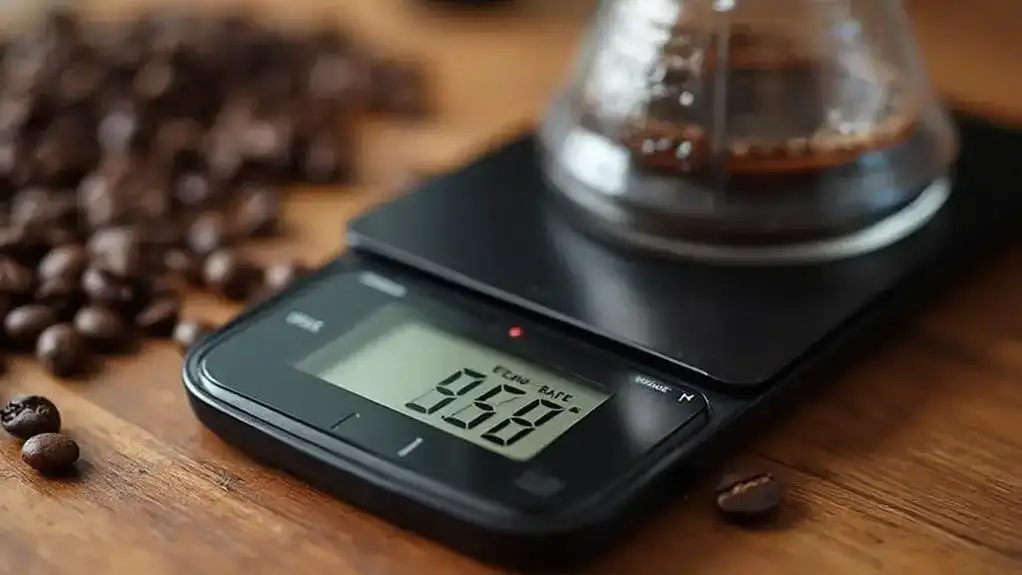 coffee scale flow rate