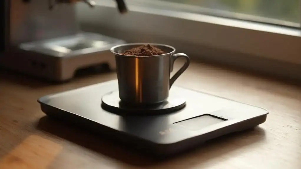 coffee scale setup espresso