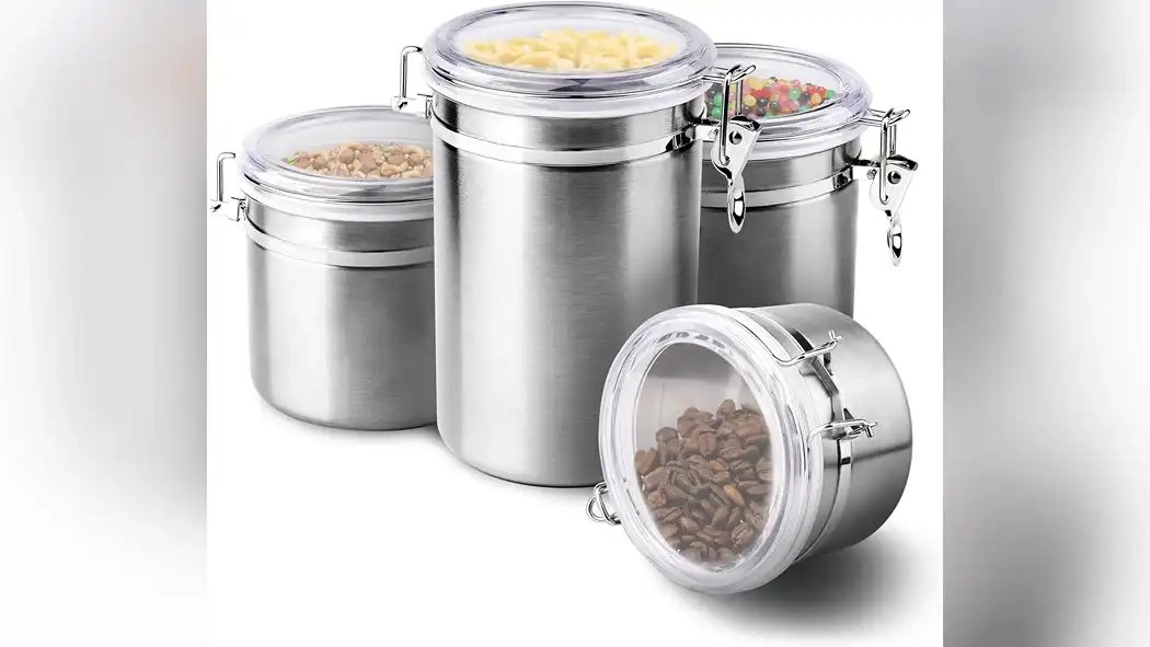 Efficient Coffee Organization With Stackable Airtight Containers
