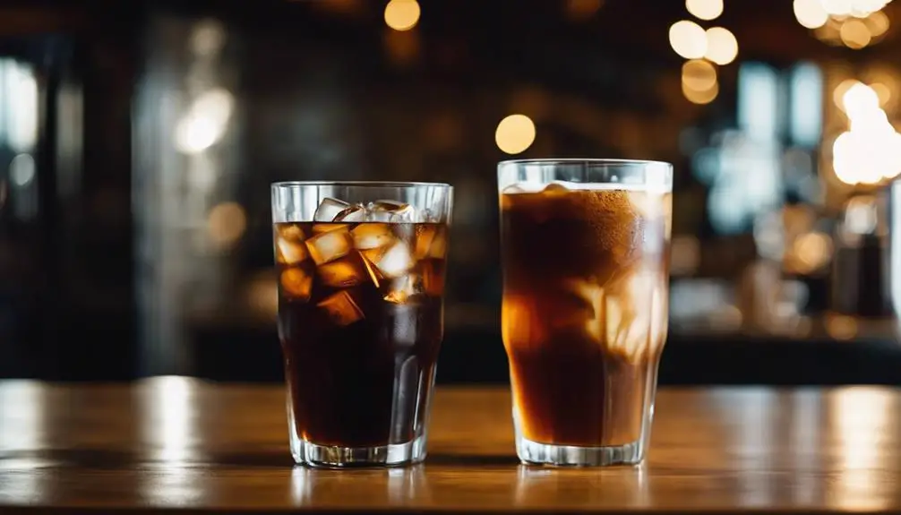 iced coffee versus cold brew