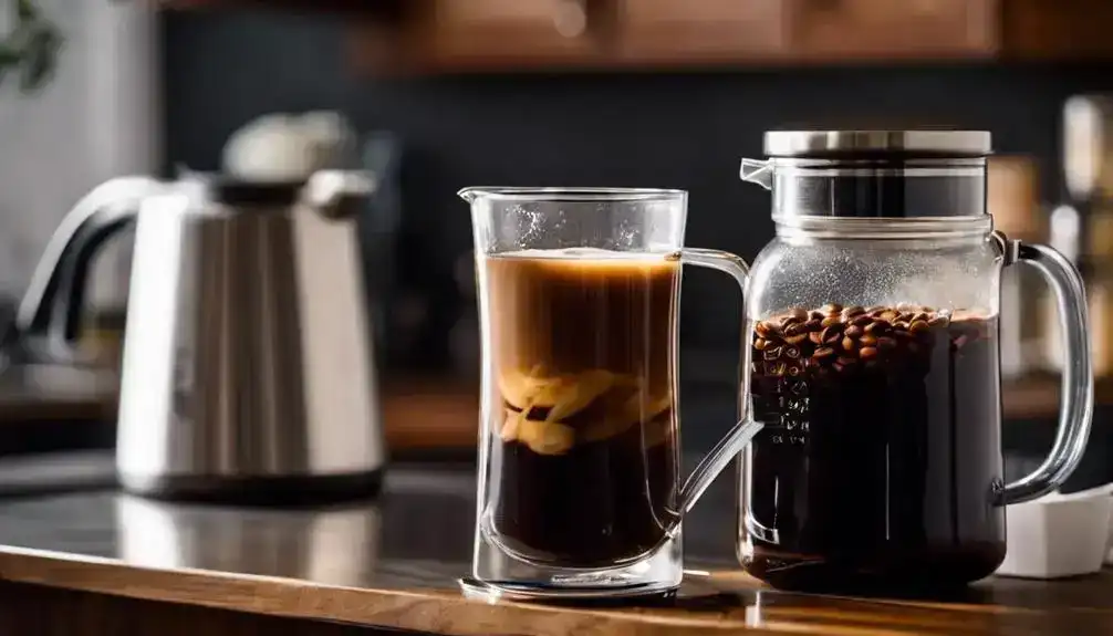 selecting a cold brew