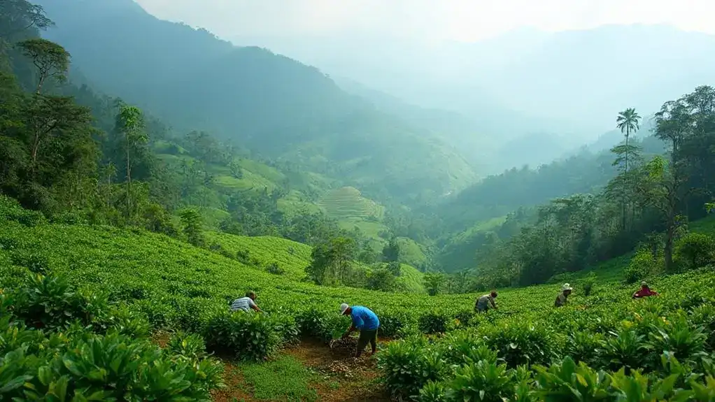 sumatra coffee cultivation areas