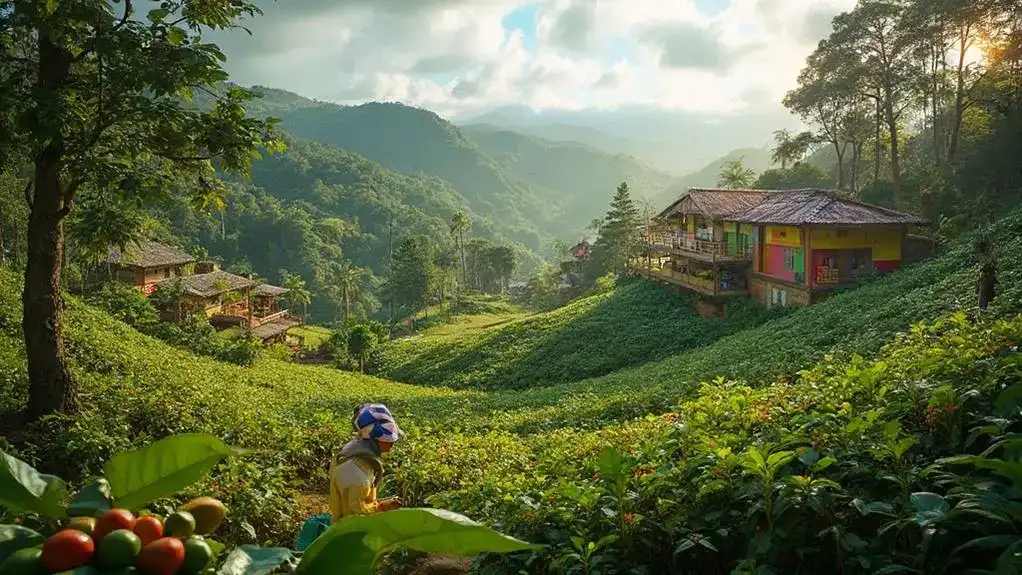 vibrant costa rican coffee culture